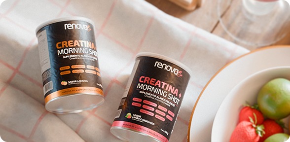 Creatina + Morning Shot com frutas